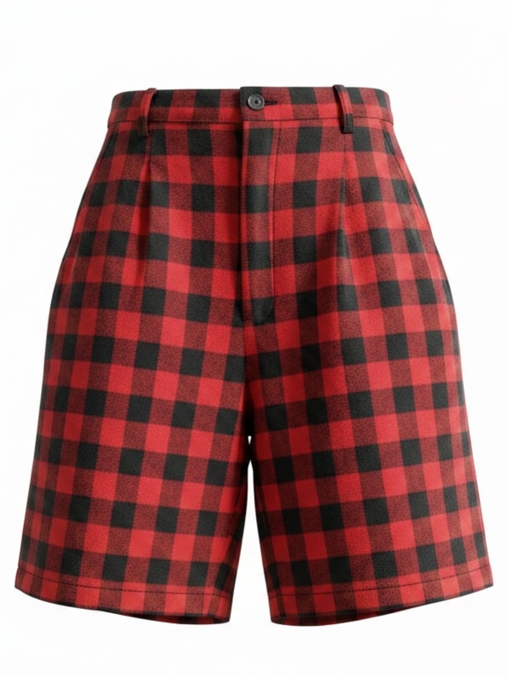 vintage 90s GAP high waist shorts buffalo plaid cotton flannel size 11/12